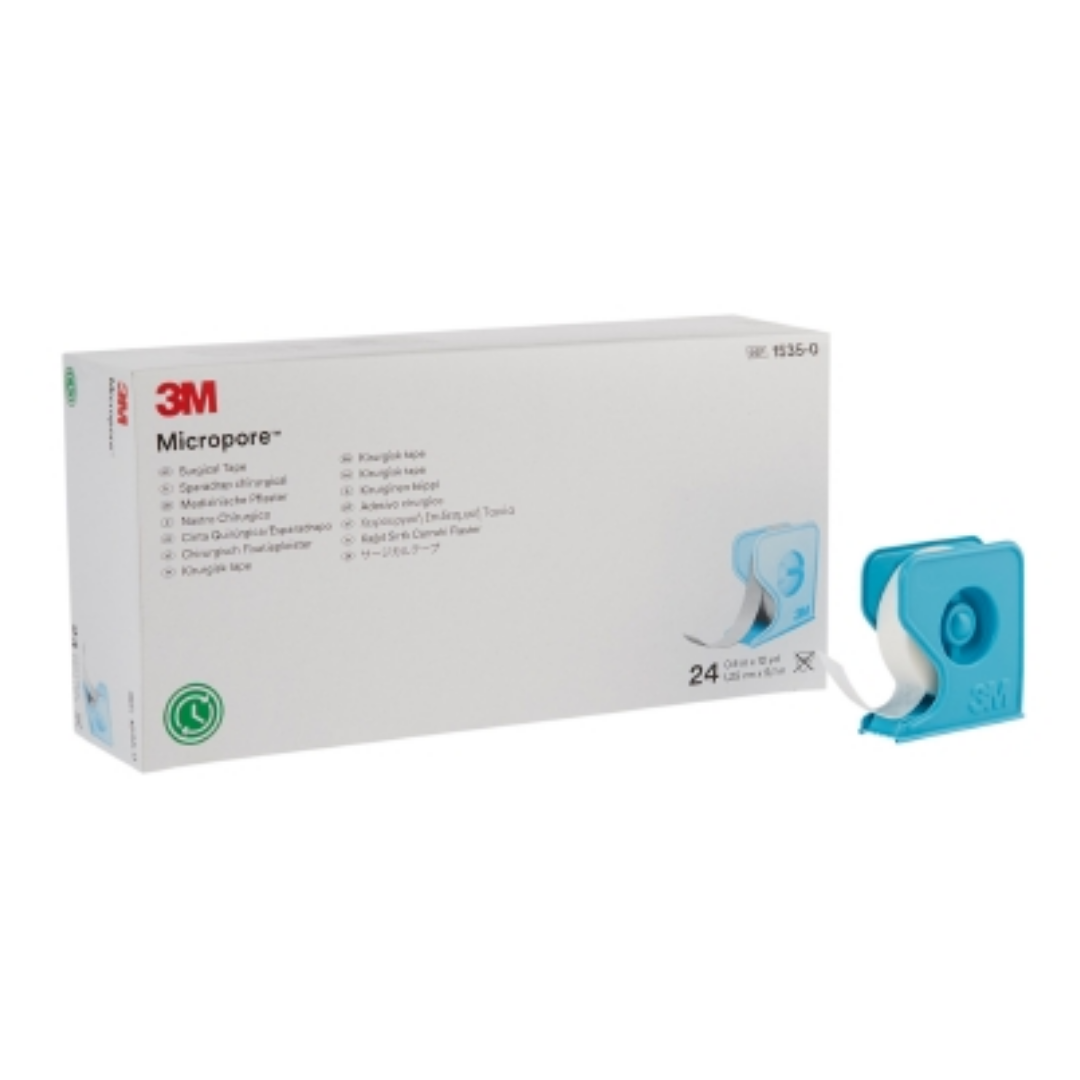 Micropore Con Dispensador 1.25 cm x 9.1 mt - 24 Unidades
