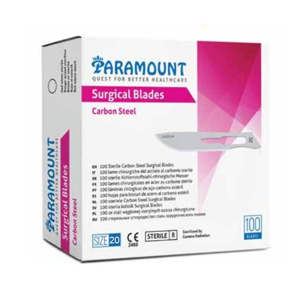 Hoja Bisturí Carbono - 100 Unidades