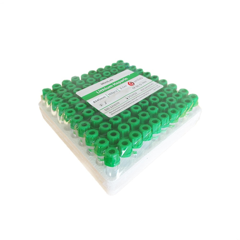 Tubo Minicollect Tapa Verde 1ML