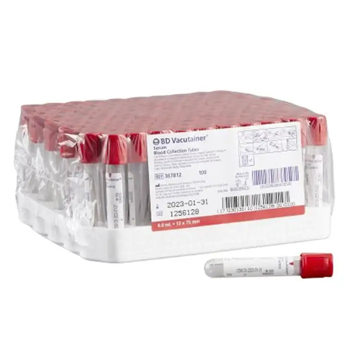 Tubo Tapa Roja BD Vacutainer 10ml