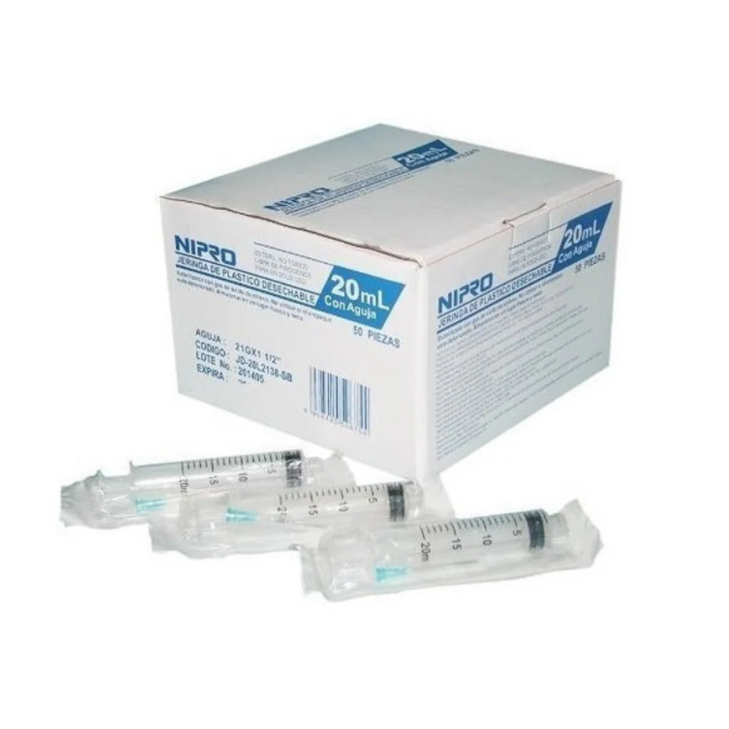 Jeringa 20ml - 50UN