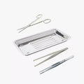 Kit de Curación Acero Inoxidable con 2 Pinzas y 1 Tijera